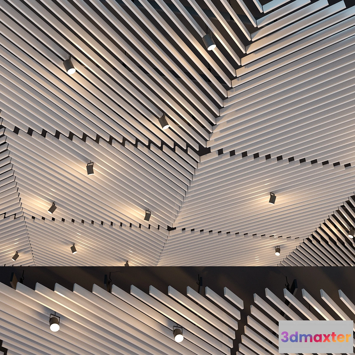 1453638 - False ceiling rack. 25 3D Max