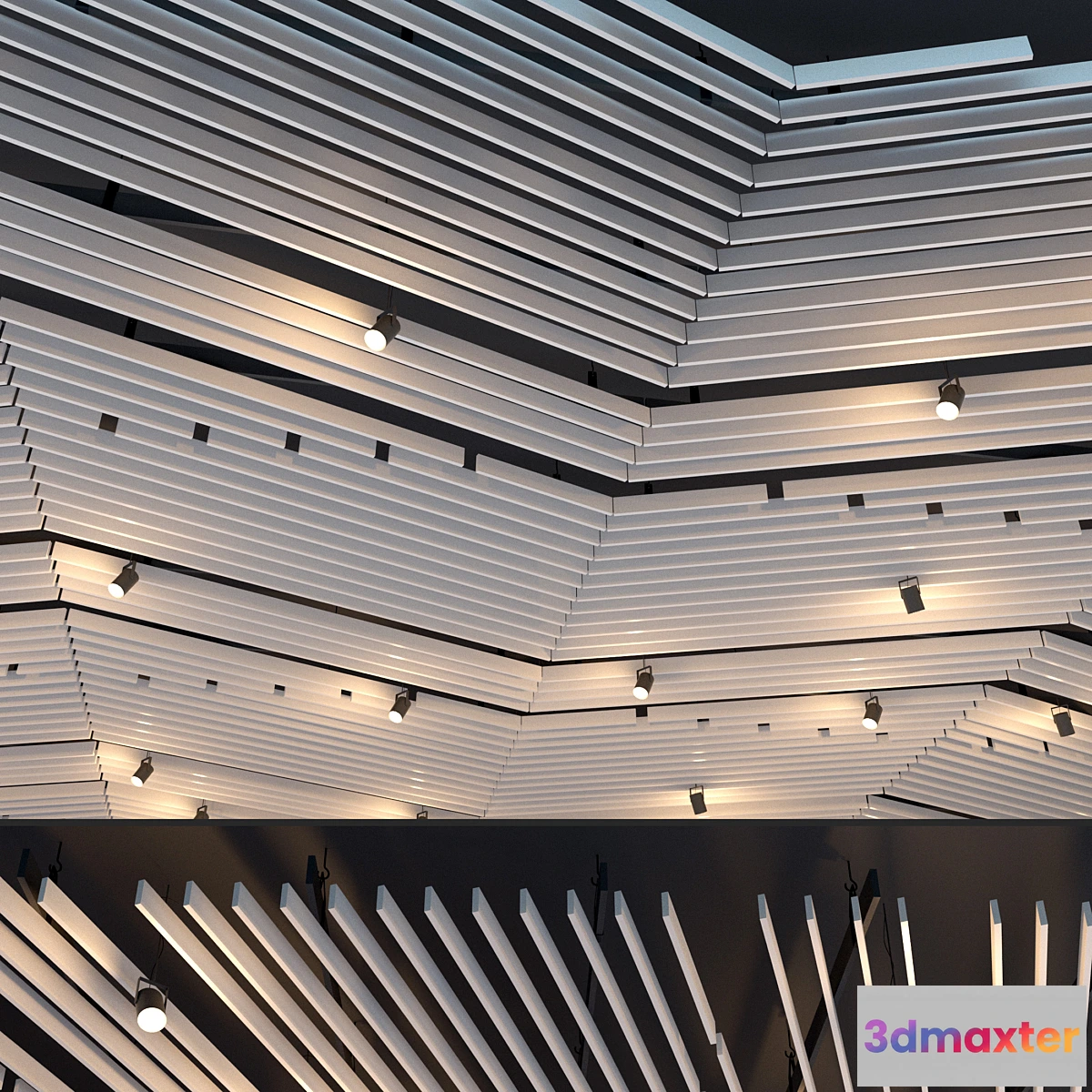 1454426 - False ceiling rack. 29th 3D Max