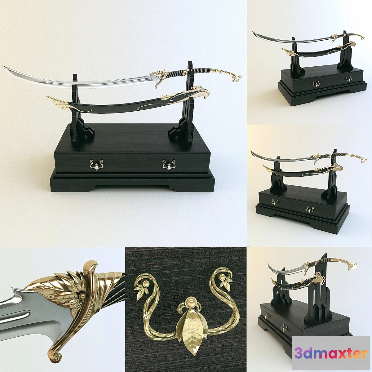 1454778 - Sword on a stand 3D Max