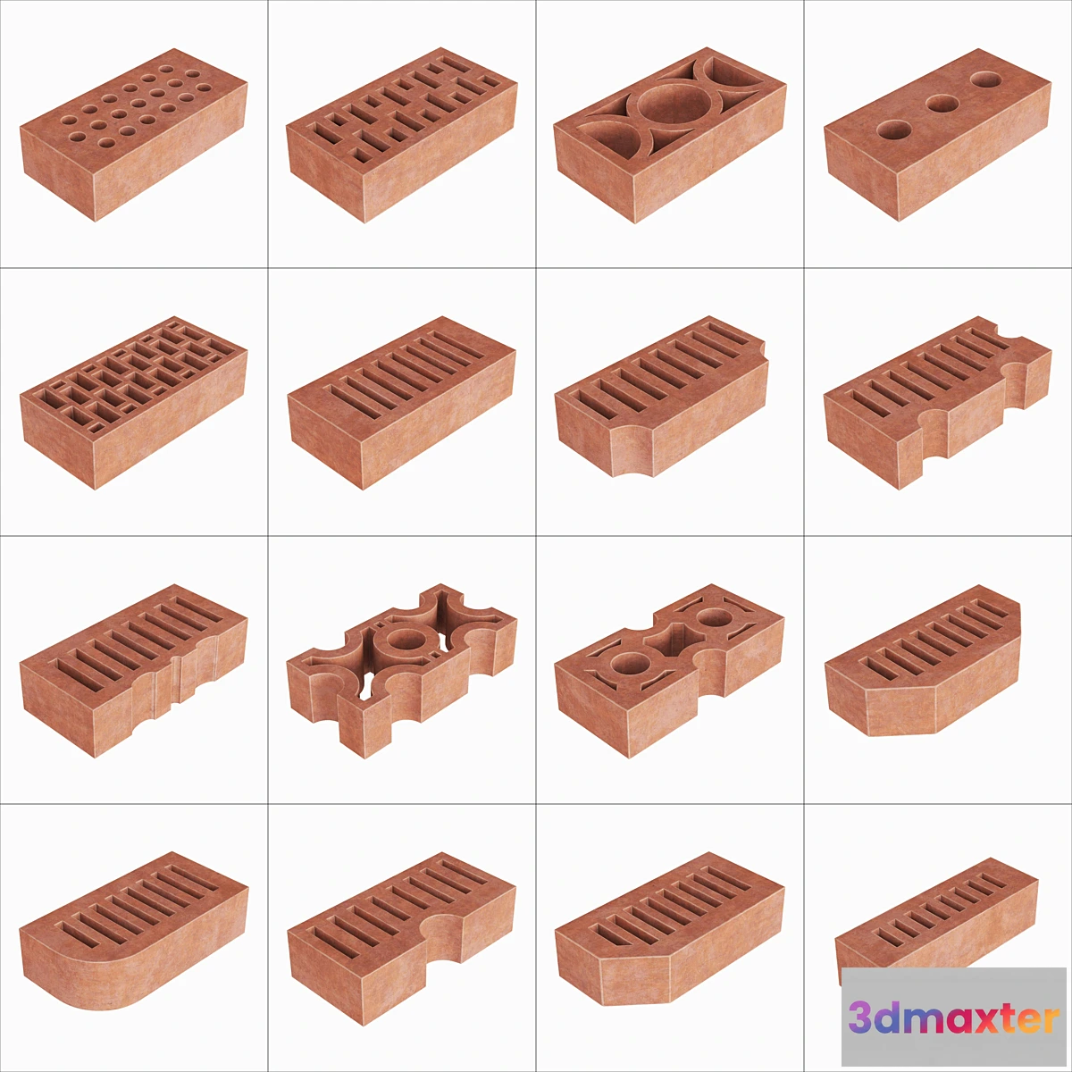 1455042 - Building bricks _ Building bricks 3D Max