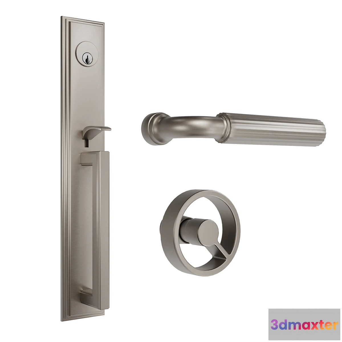1455510 - Door handles-Emtek 3D Max