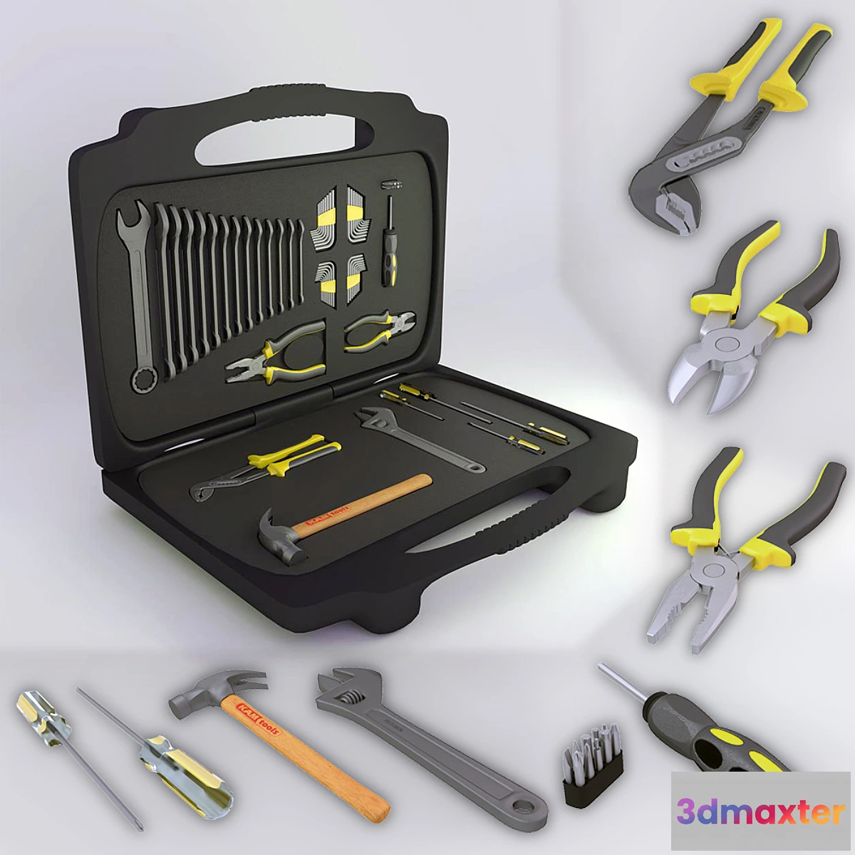 1456126 - Hand tool set 3D Max