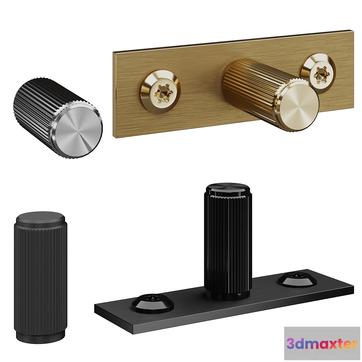 1458692 - Buster & Punch FURNITURE KNOB 3D Max