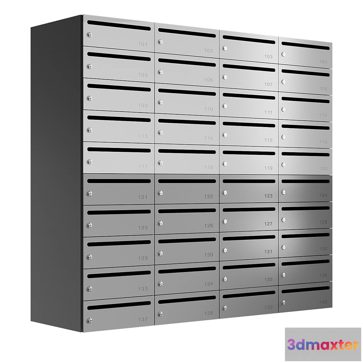 1458992 - Mailboxes 3D Max