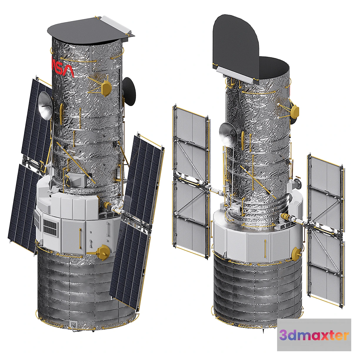 1459482 - Hubble Space Telescope 3D Max