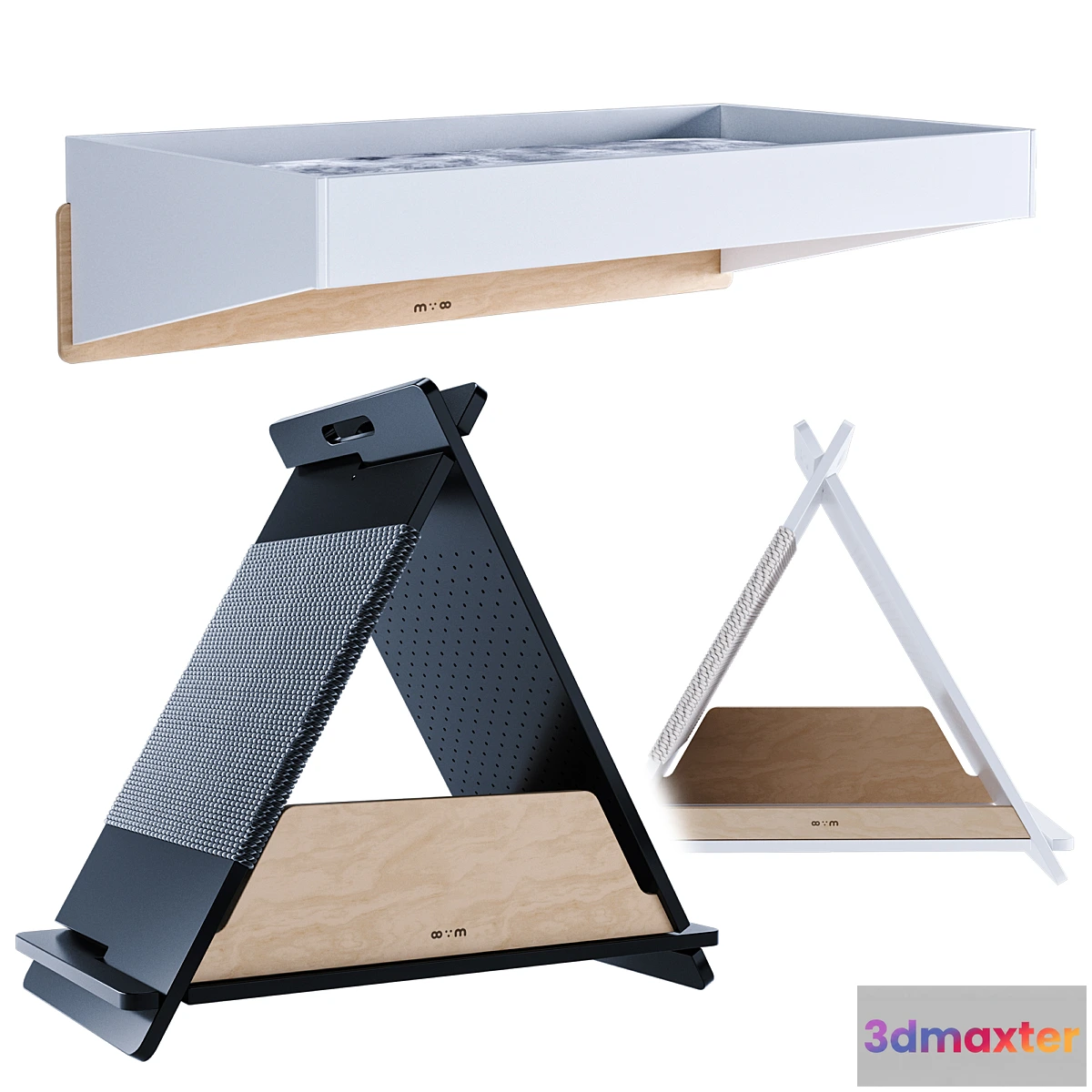 1461398 - House and bed for a cat 3D Max