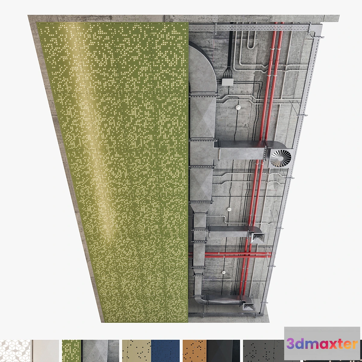 1461846 - Decorative Ceiling Set 05 3D Max