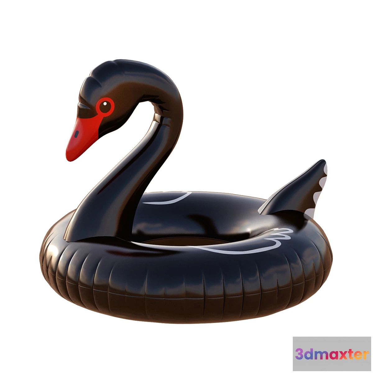 1464206 - Black Swan Pool Float 3D Max
