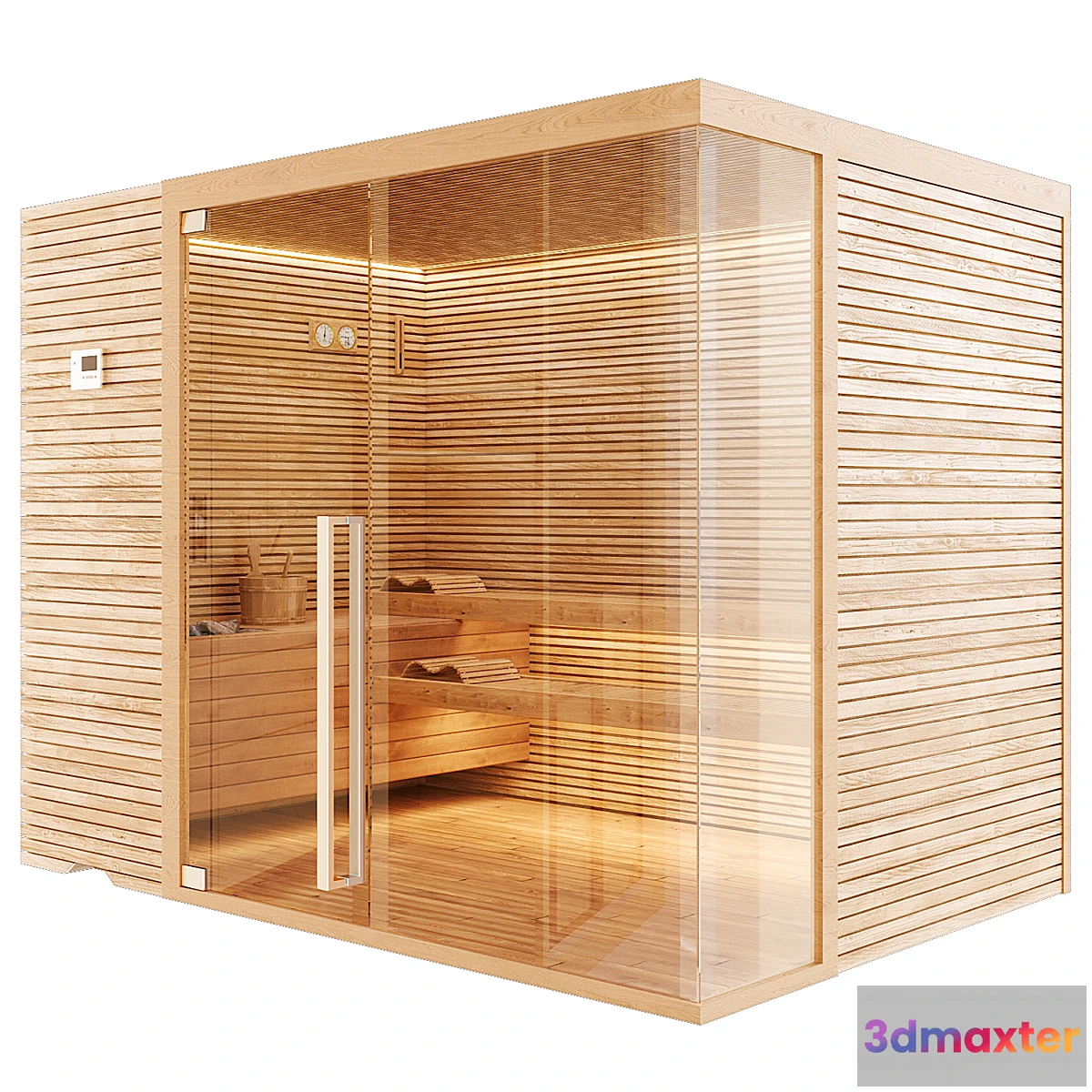 1464360 - Finnish bath sauna steam room 3D Max