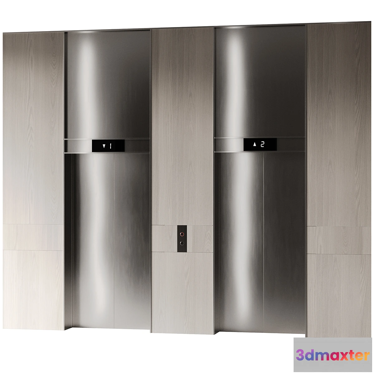 1464780 - Elevator hall 01 3D Max