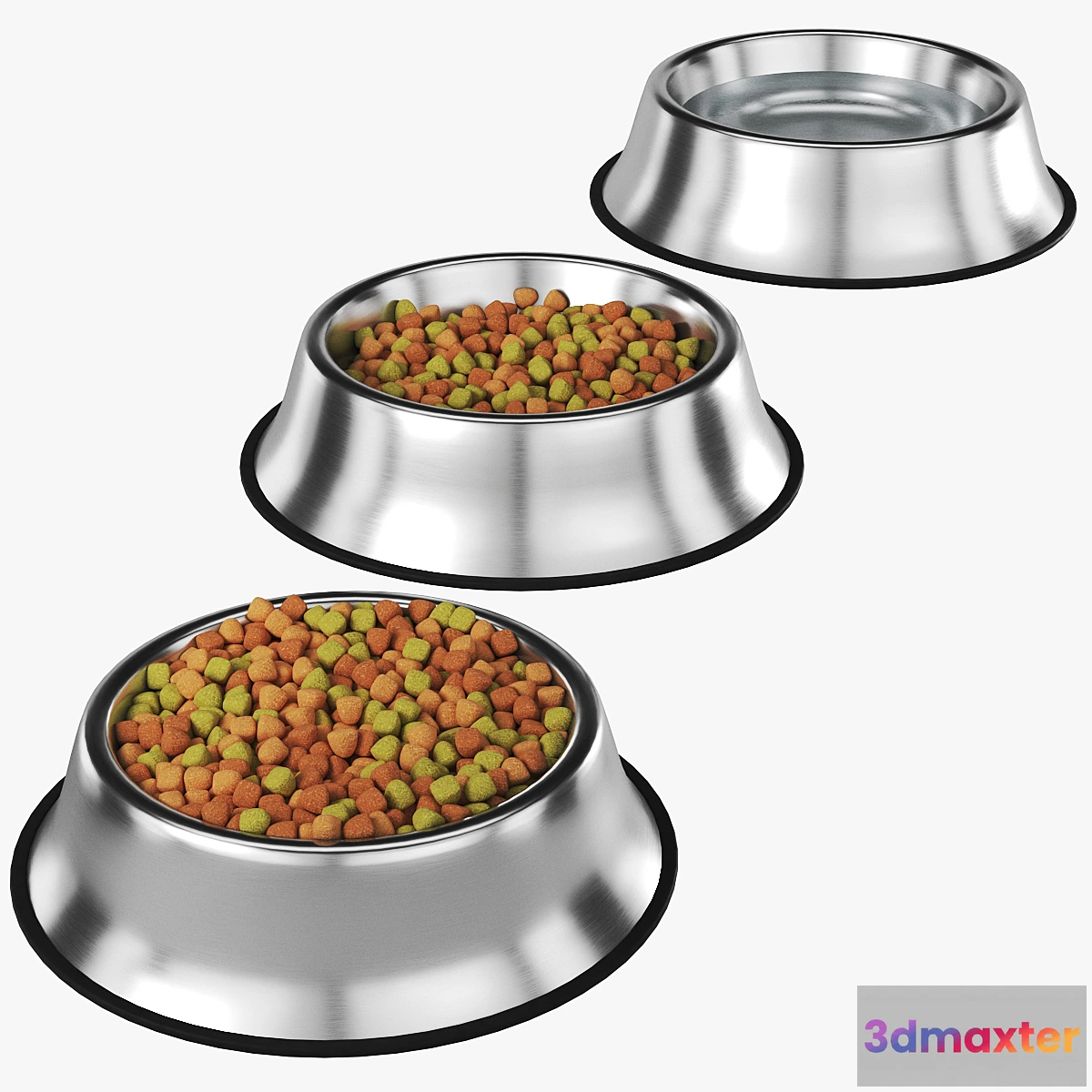 1465048 - Stainless steel bowl 3D Max