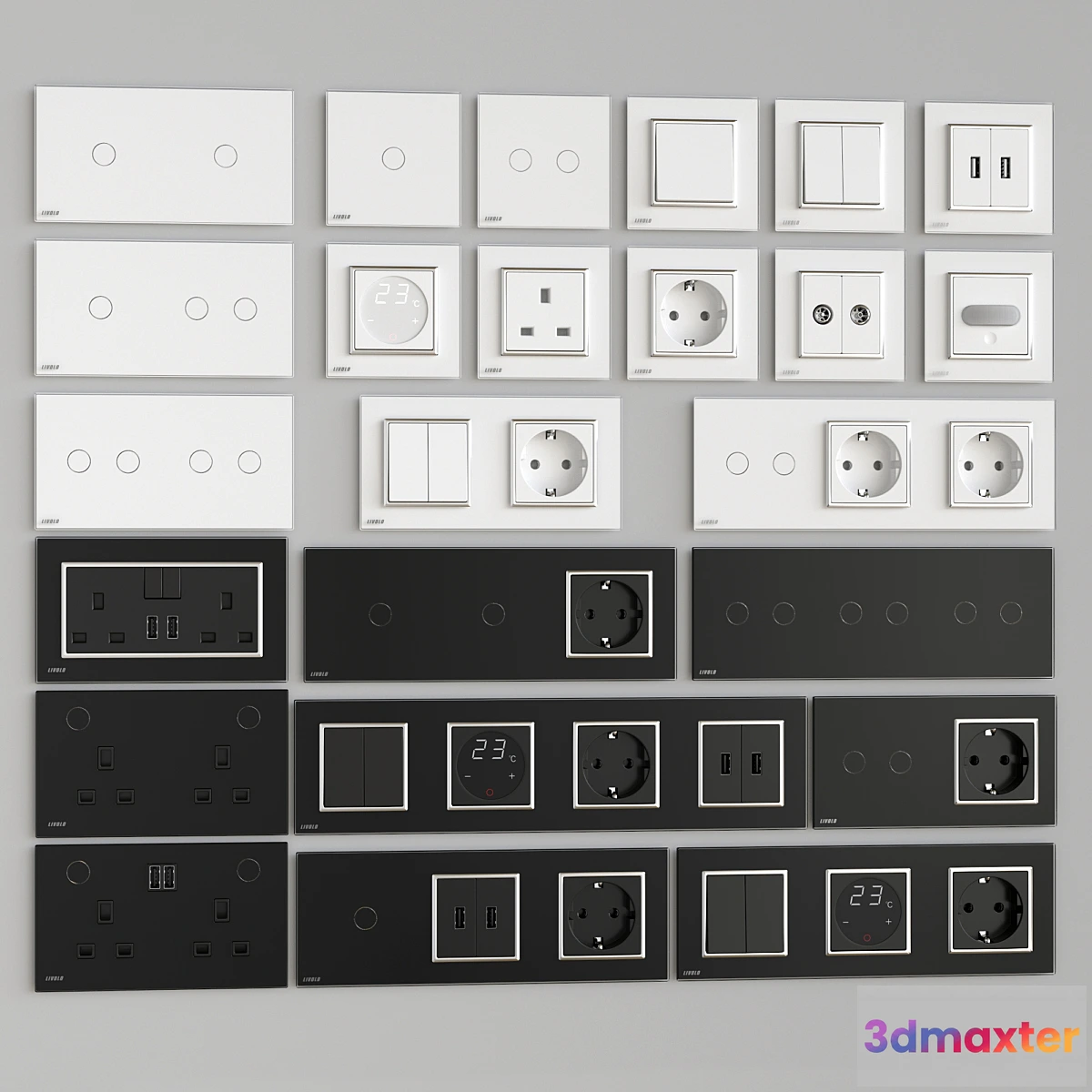 1466898 - Livolo touch 3D Max