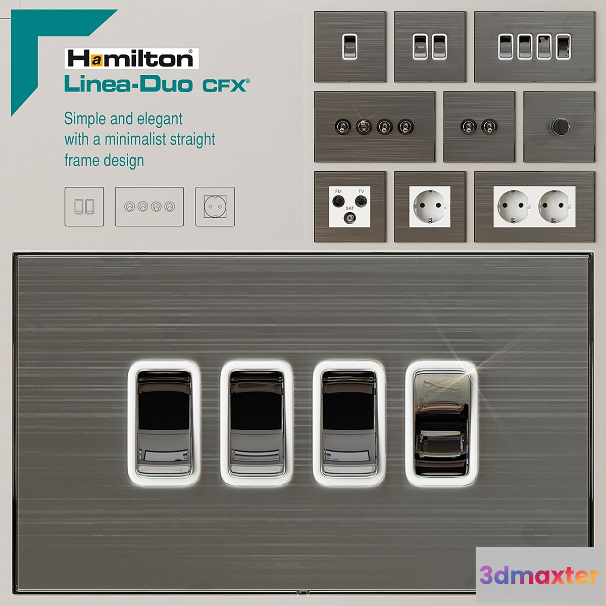 1467248 - Elekrofurnitrua - Hamilton - Linea-Duo CFX 3D Max