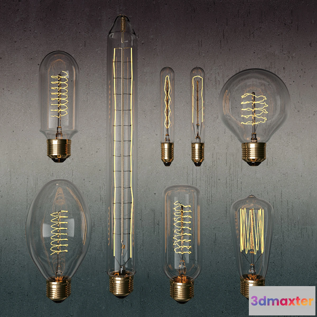 1468736 - Vintage Light Bulb 3D Max