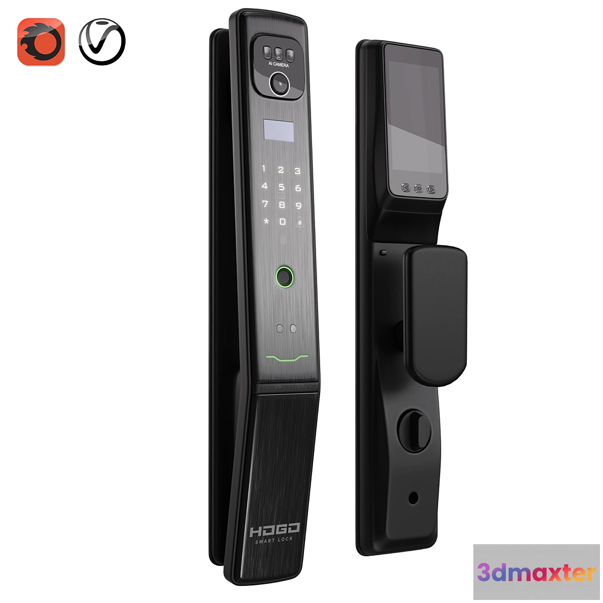 1470500 - Smart lock HOGO V05 3D Max