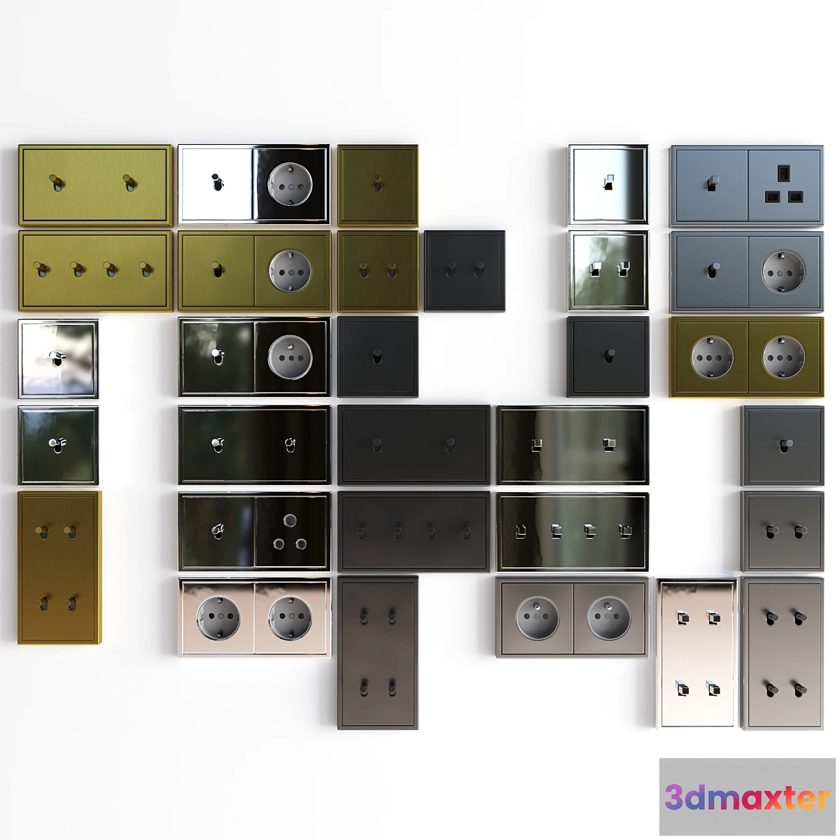 1471316 - jung. electricity. LS 1912. 3D Max