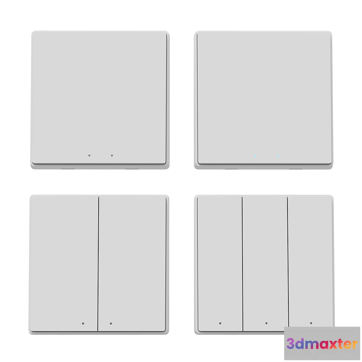 1477264 - Smart switch Aqara D1 3D Max