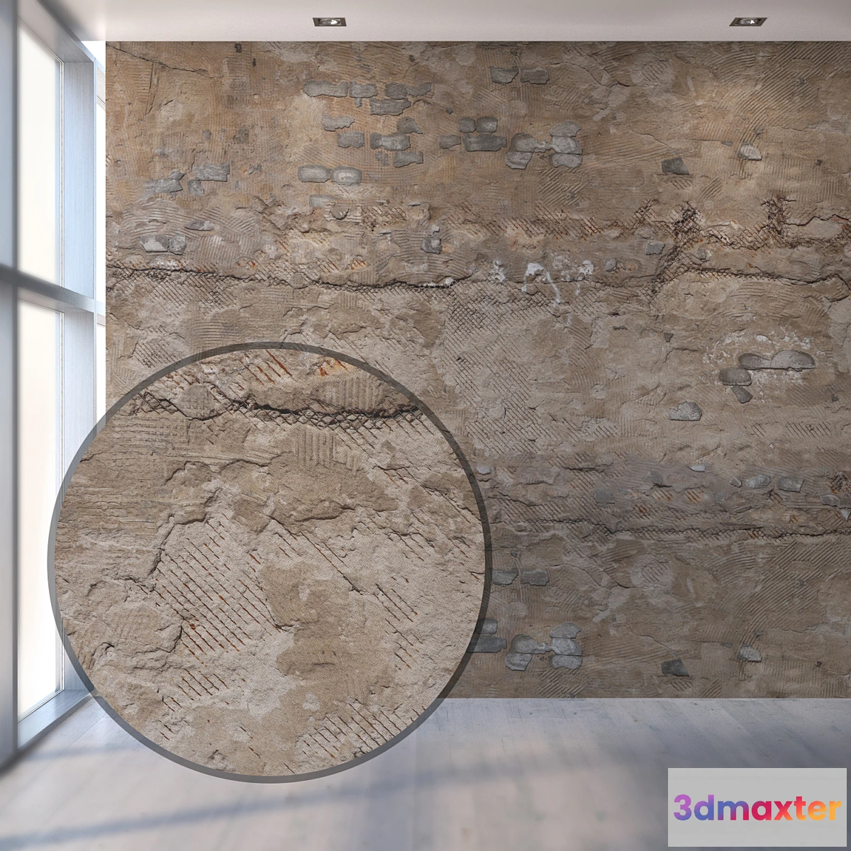 1479116 - Old plaster 1128 3D Max