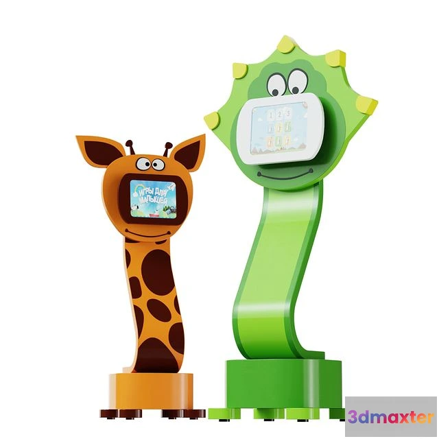 1537642 - Infostend children’s Giraffe Dragon 3D Max