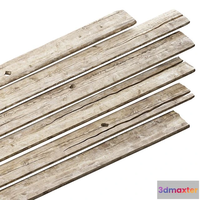 1539437 - Set of old boards 4 3D Max