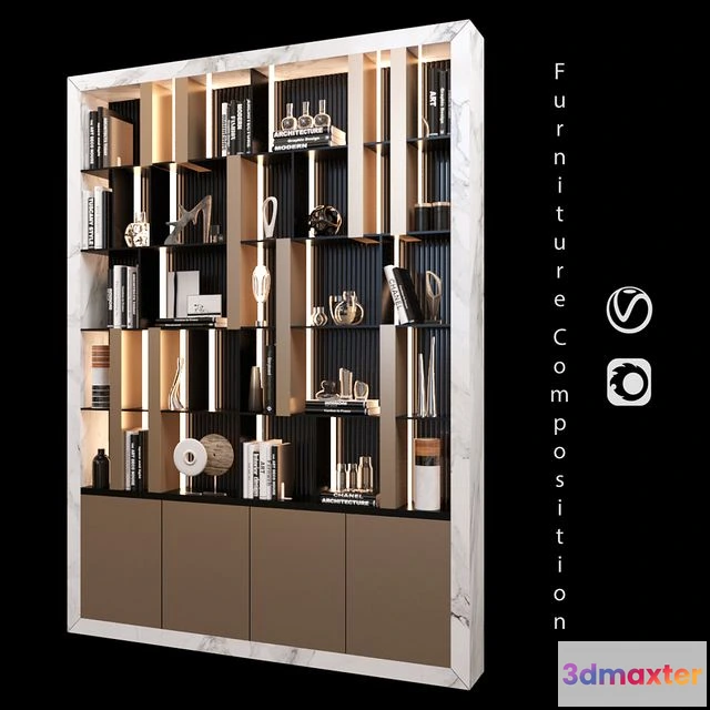 1540131 - Furniture Composition 24 3D Max