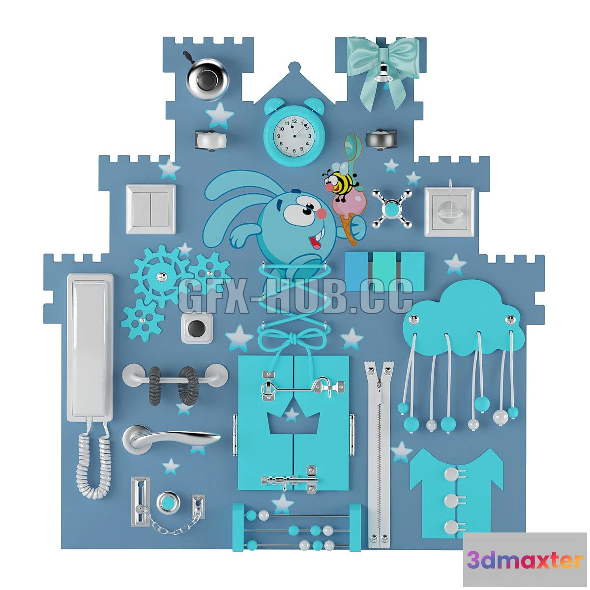 1541275 - Busyboard boy 3D Max