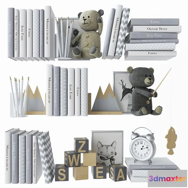 1541707 - Decorative set in the nursery_6 3D Max