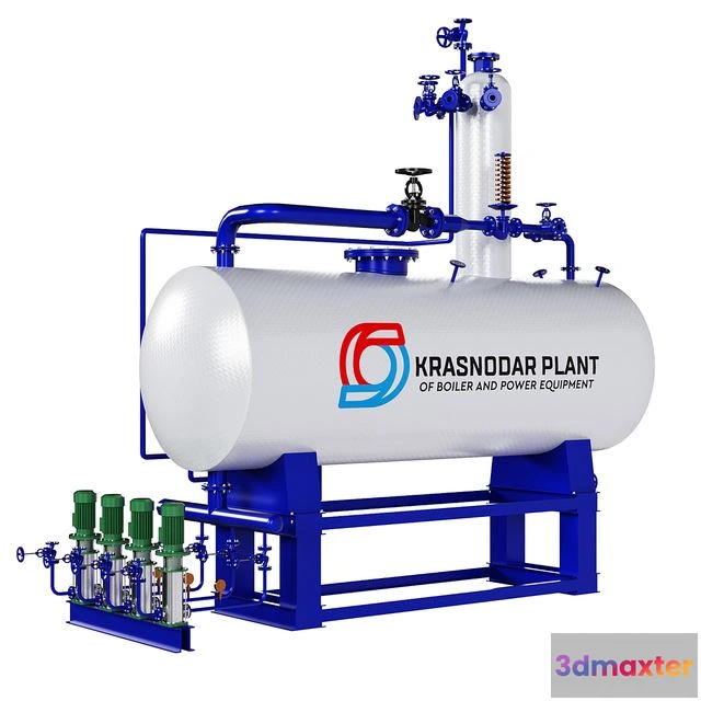 1542257 - ATMOSPHERIC PRESSURE DEAERATOR DA-3 3D Max