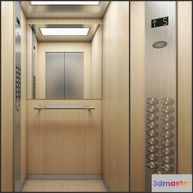 1542699 - Elevator OTIS NEVA 3D Max