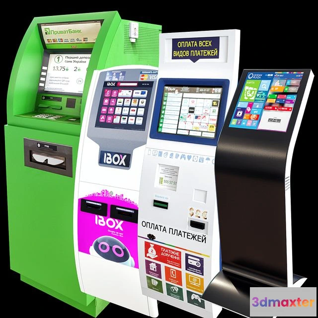 1543143 - Payment terminal 3D Max