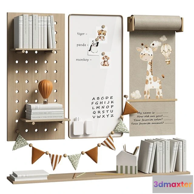 1545023 - Wall decor for children’s room 3D Max