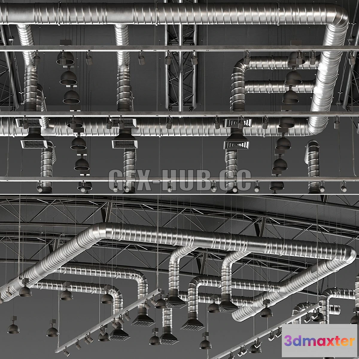 1546625 - Ceiling Ventilation 2 3D Max