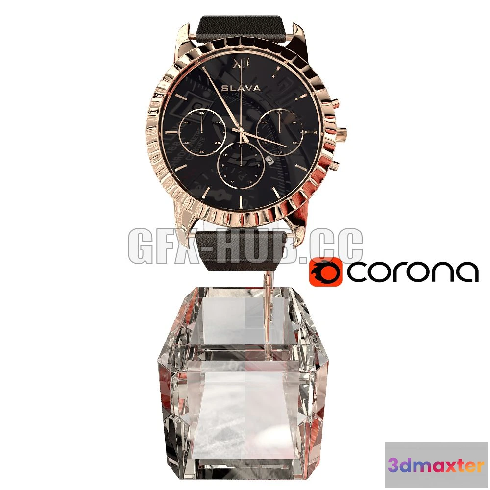 1547951 - Watches SLAVA 3D Max