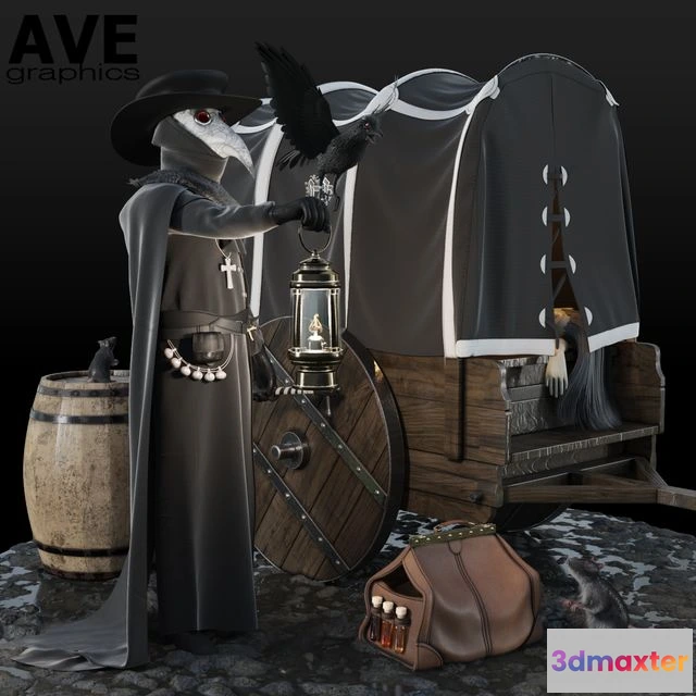 1548123 - AVE Plague Doctor 3D Max
