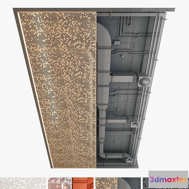 1548621 - Decorative Ceiling set 03 3D Max