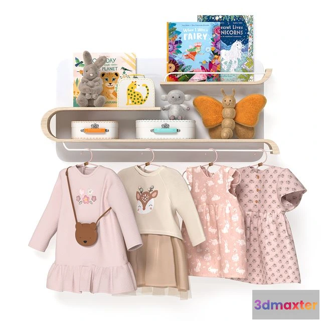 1551751 - KIDS ROOM DECOR GBS03 3D Max