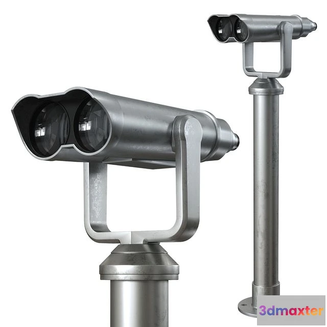 1554621 - Stationary viewing binoculars WTB01-25X 3D Max