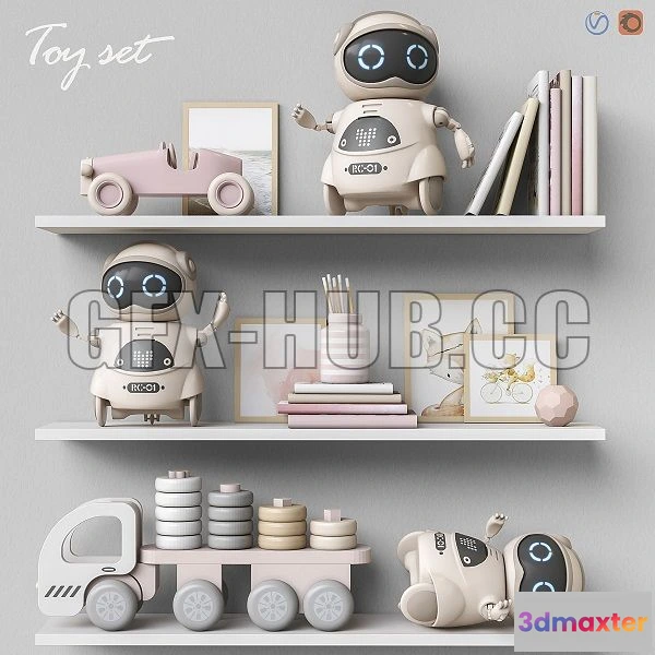 1556719 - Toys and Furniture Set 61 3D Max
