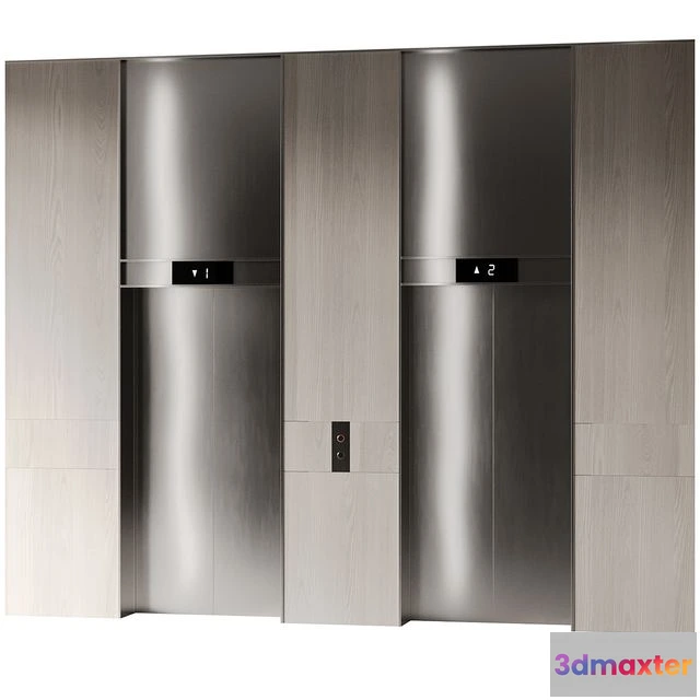 1557049 - Elevator hall 01 3D Max
