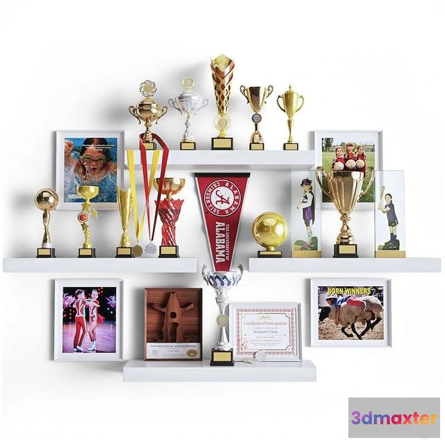 1558311 - Children’s sports awards 3D Max