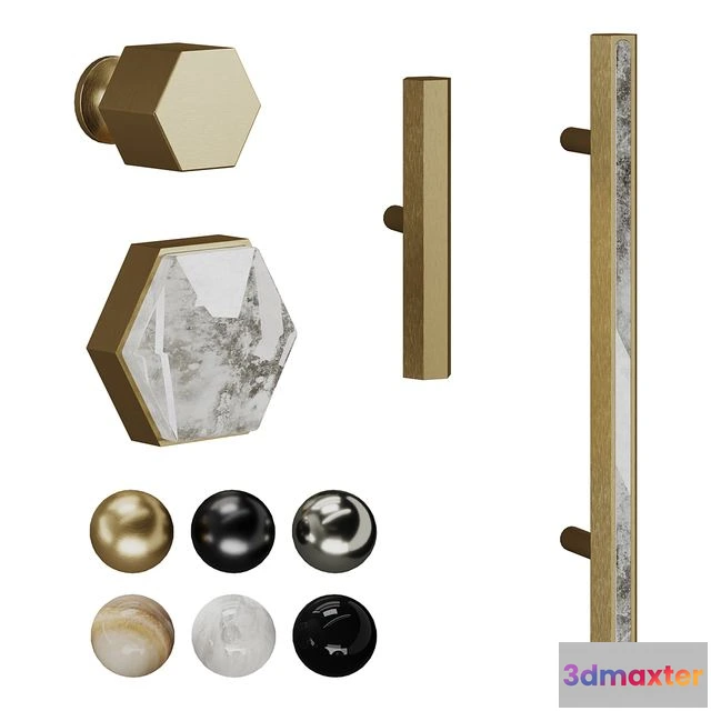 1563347 - Planet of Pens Models Gaia Crystal Honeycombs 3D Max