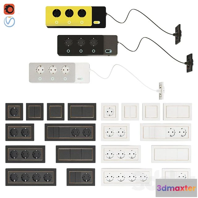 1564271 - Sockets 3D Max