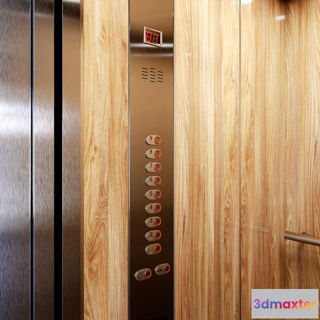 1568330 - Passenger elevator 3D Max