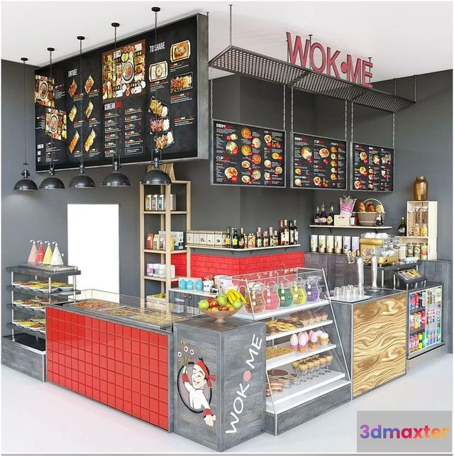 1568488 - Shop Cafe 3D Max