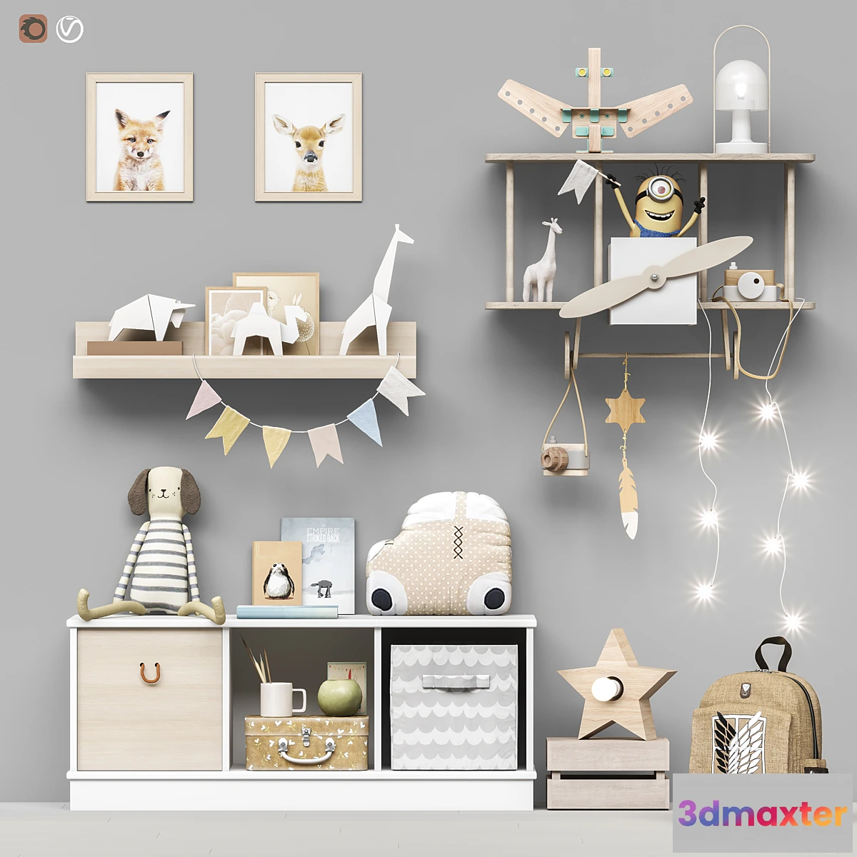 543277 - Toys and furniture set 96