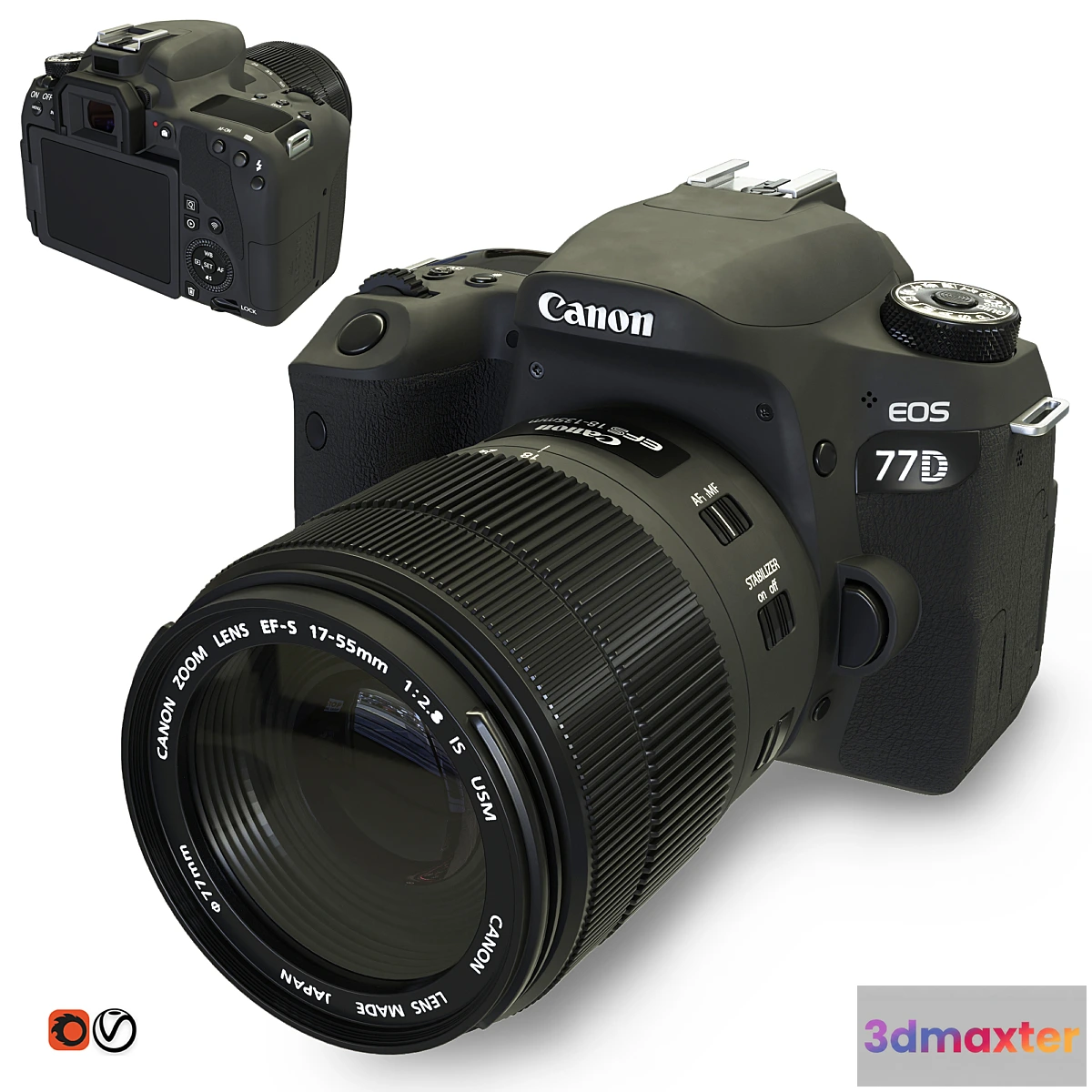 574334 - Canon EOS 77D SLR Camera