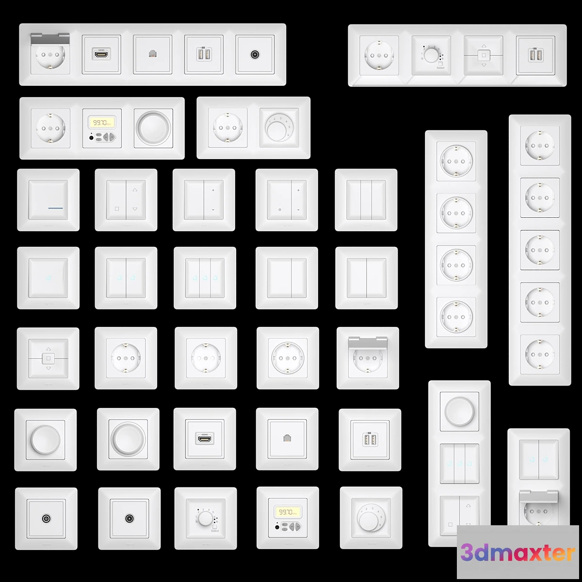 574390 - Set Legrand Valena Life (4 collor)