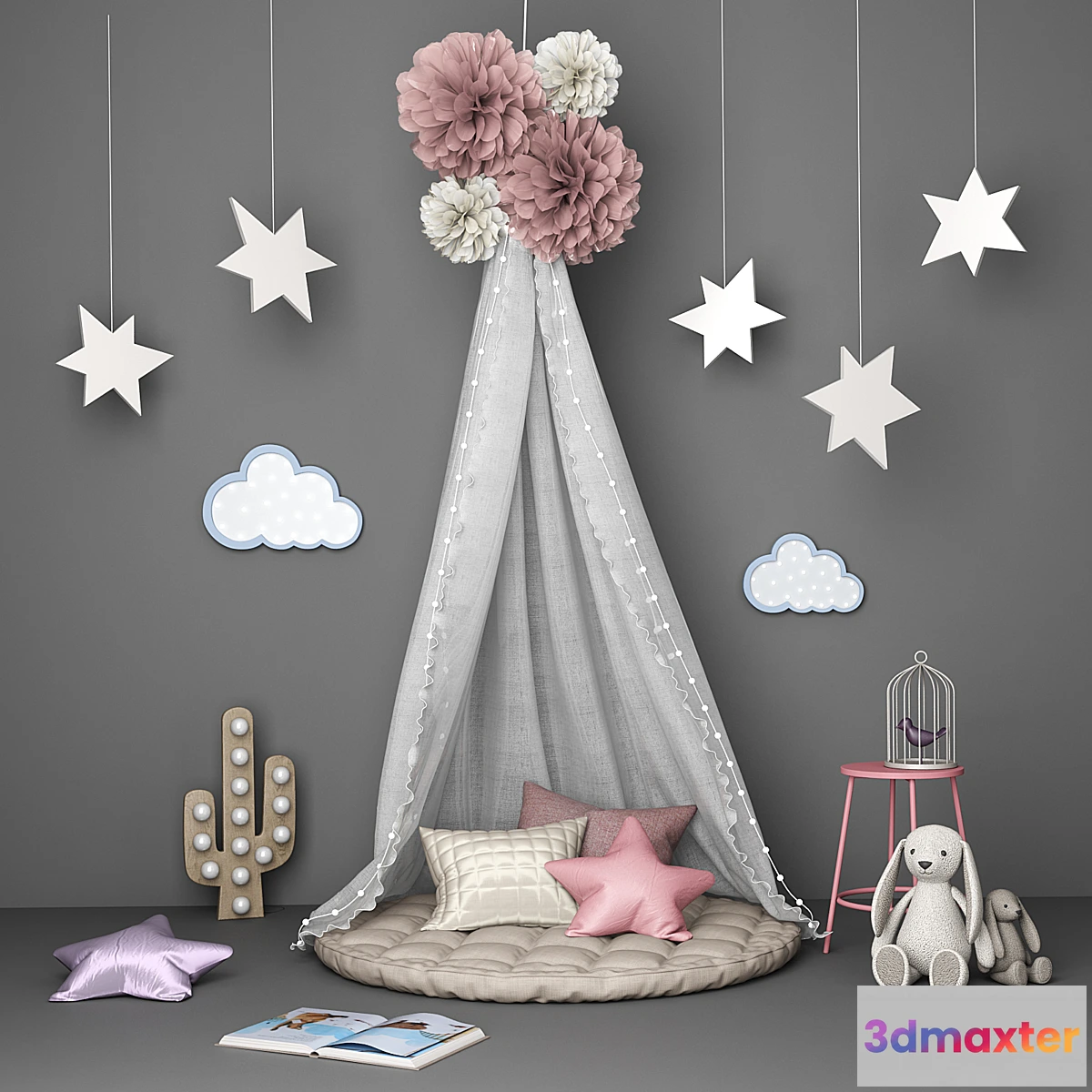 576256 - Decorative set for children with canopy