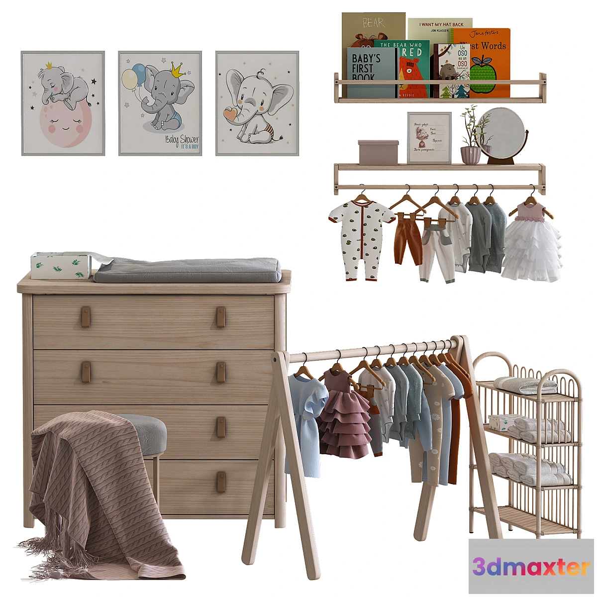 609837 - Childrens furniture clothes and accessories
