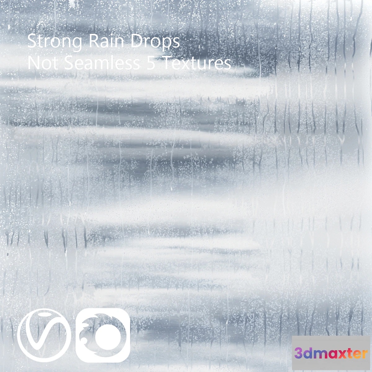 618735 - Wet glass - drops in the rain